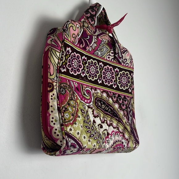 Vera Bradley Very Berry Paisley Tech Organizer Vibrant Organization Office - Picture 3 of 8